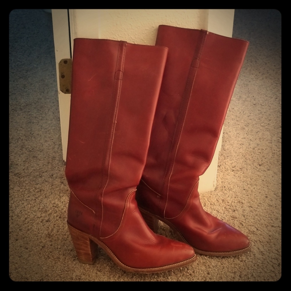Vintage red Frye boots -size 8.5